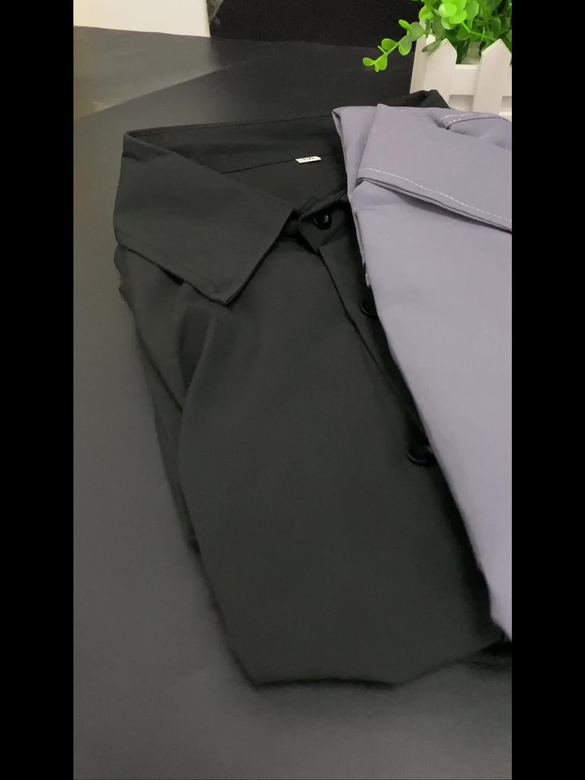 solid color, men's 2pcs outfits, casual lapel button up short sleeve shirts and drawstring shorts set for summer, men's clothing