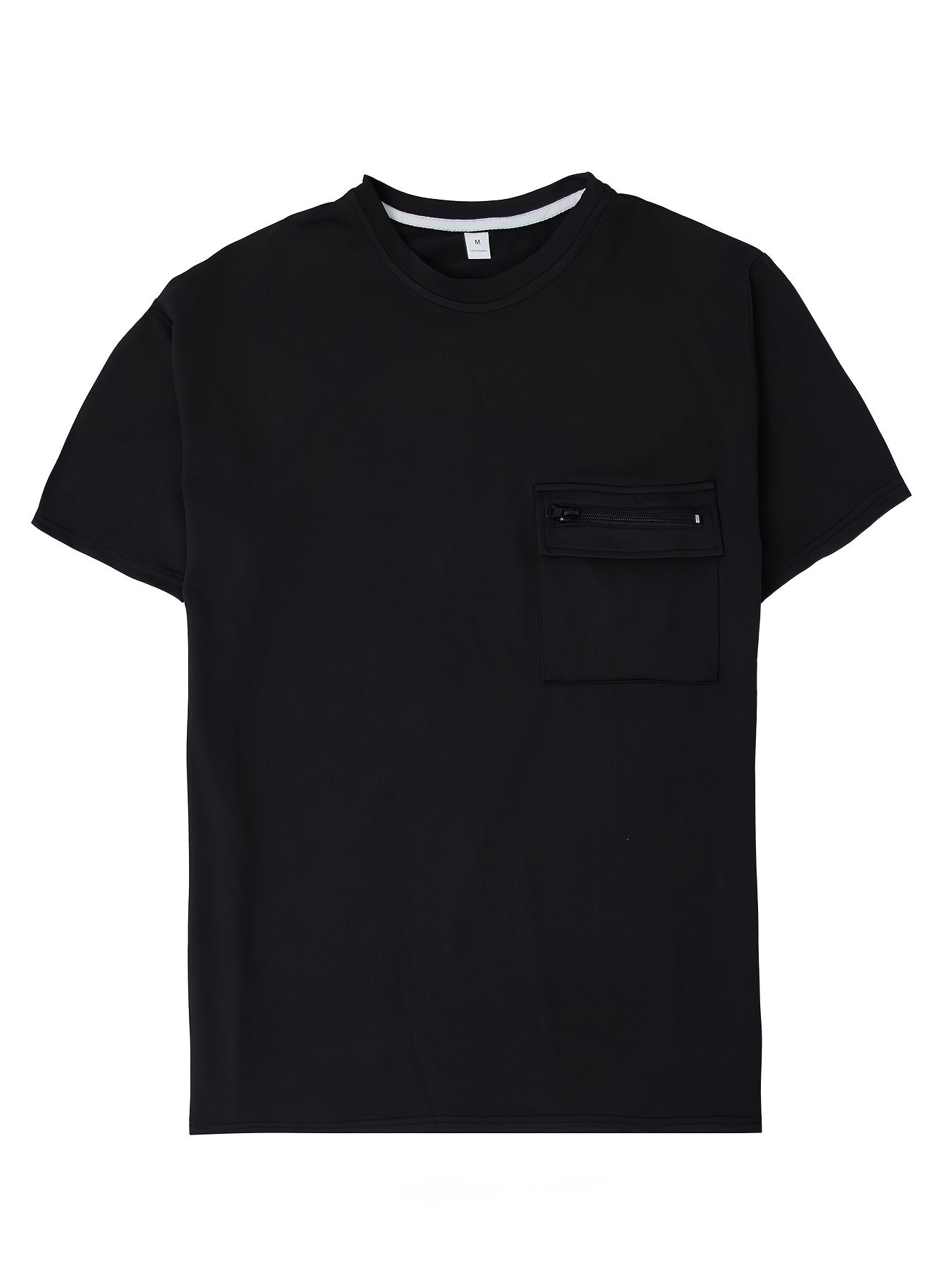 men's multi pocket cargo short sleeved t shirt shorts casual set comfortable, casual and breathable