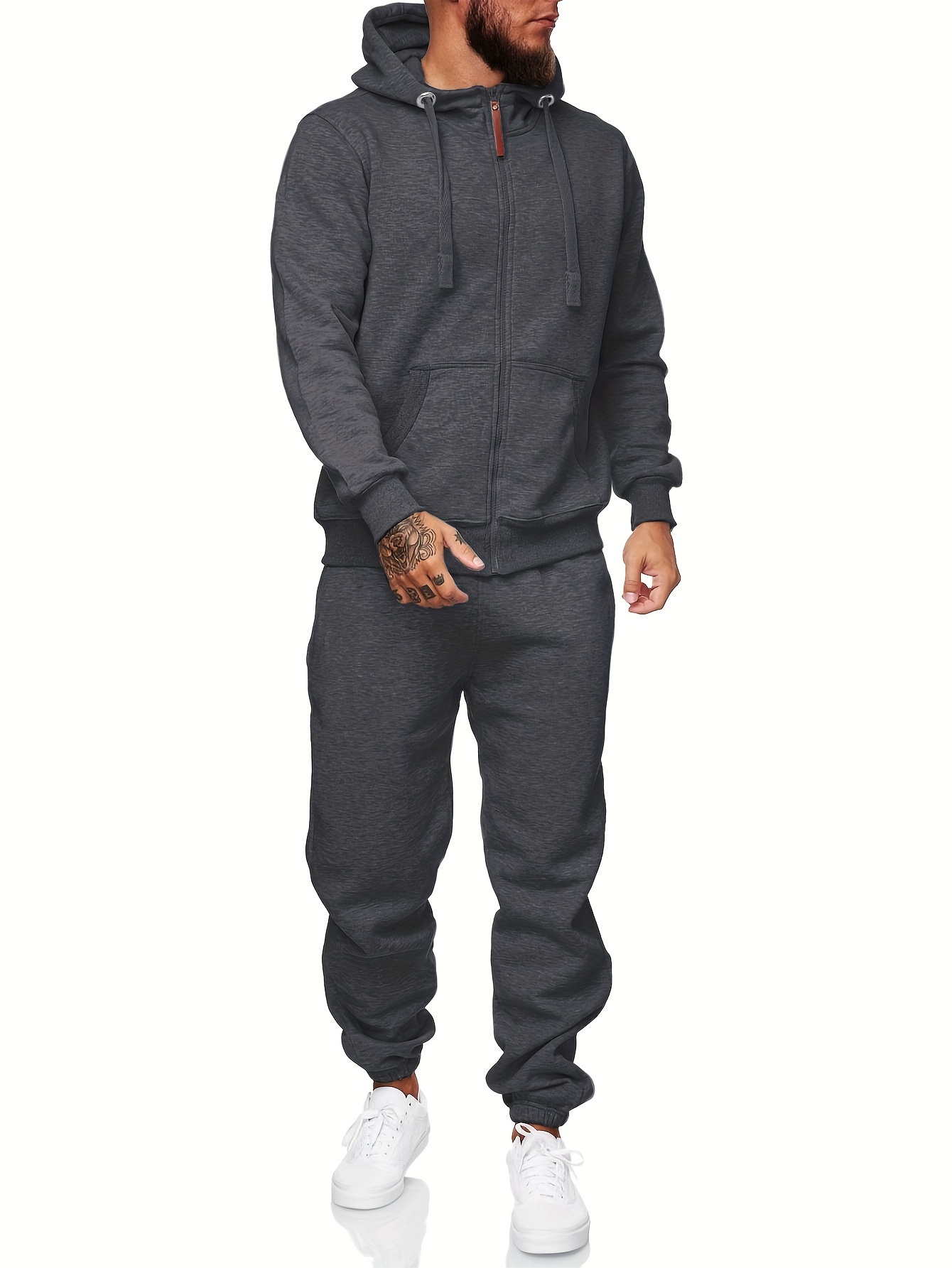 sweatsuits for men 2pcs sets men's tracksuit set leisure suits sweat jackets athletic jogging suits casual outfits