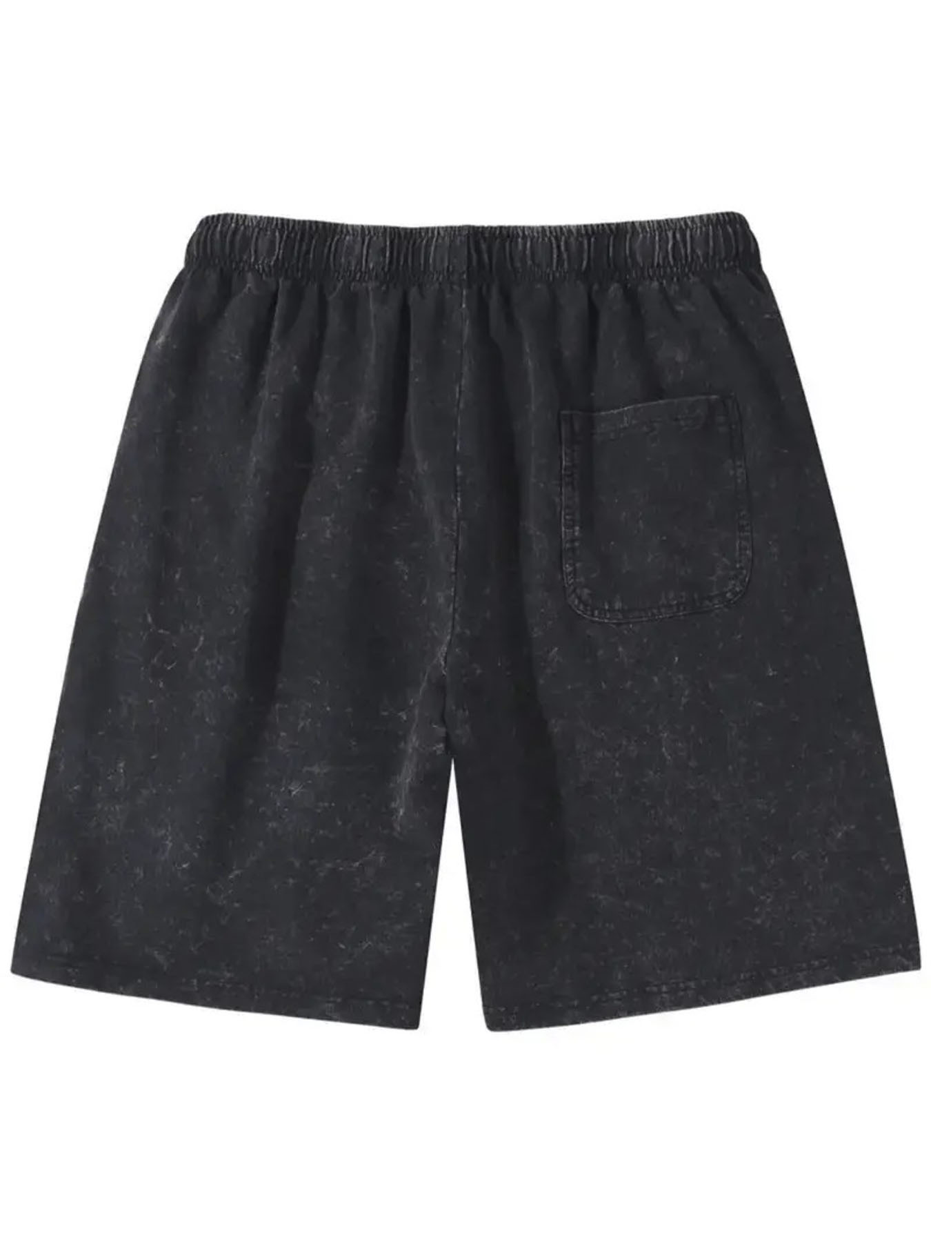 men's washed retro wax printed cotton t shirt 230g, 290g washed retro shorts, mountain view and floral interwoven print suitable for summer wear, outdoor sports, casual shorts t shirt shorts set